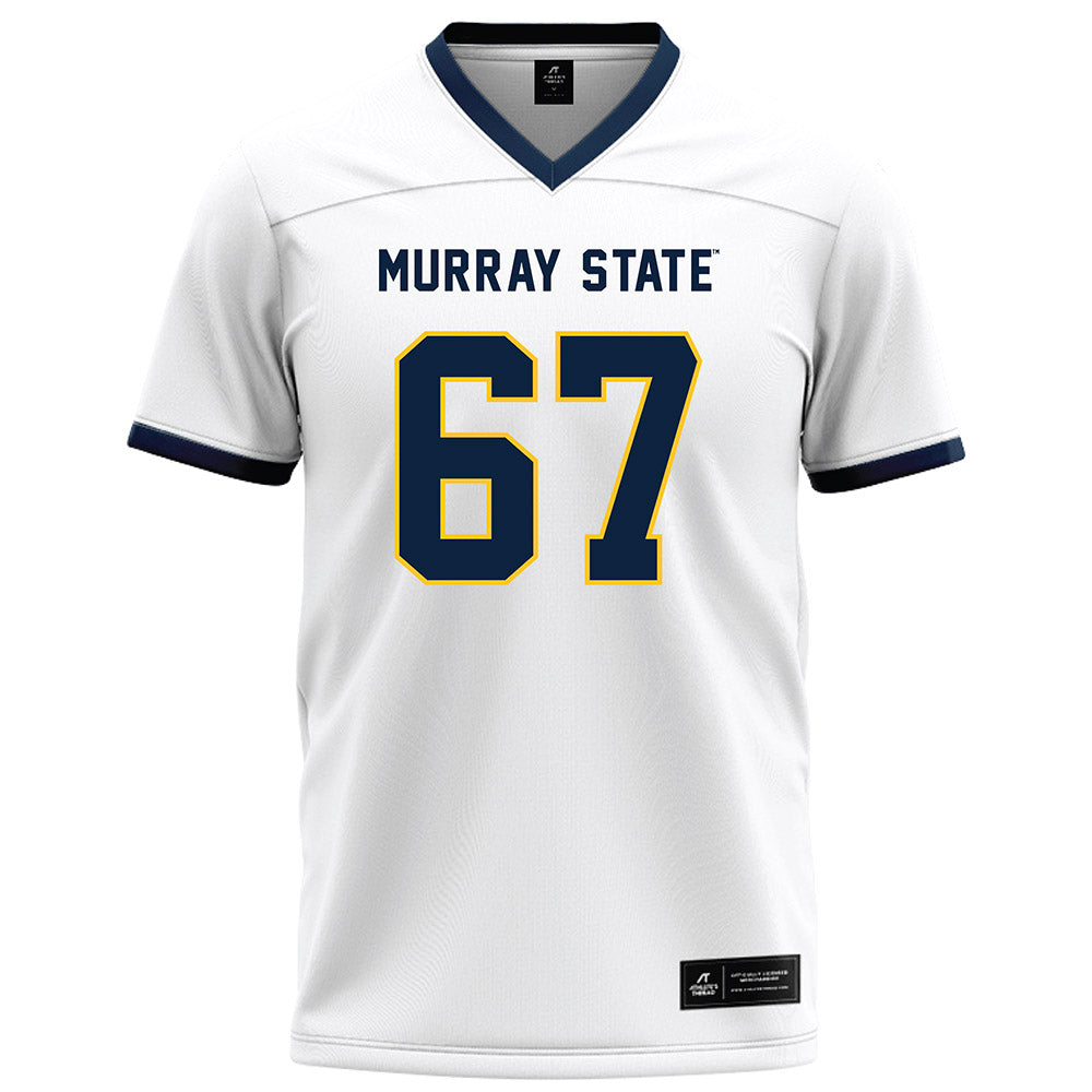 Murray State - NCAA Football : Thatcher Nagle - White Football Jersey-0