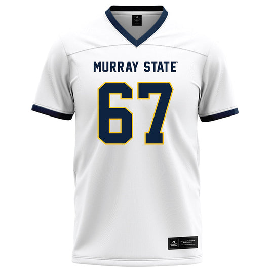 Murray State - NCAA Football : Thatcher Nagle - White Football Jersey-0