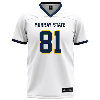 Murray State - NCAA Football : Noah Berrini - White Football Jersey-0