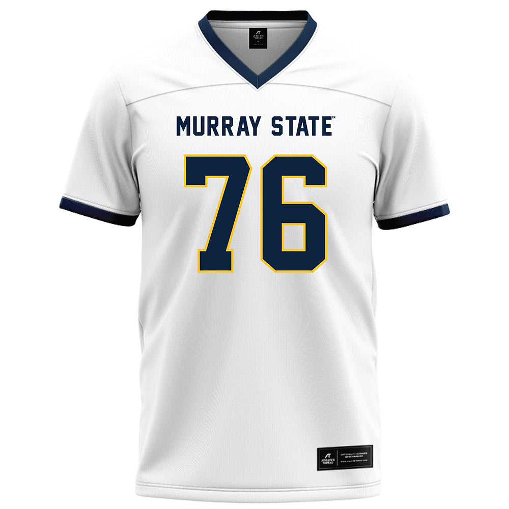 Murray State - NCAA Football : Daniel Cole - White Football Jersey-0