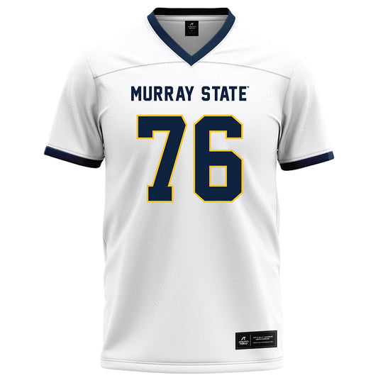 Murray State - NCAA Football : Daniel Cole - White Football Jersey-0
