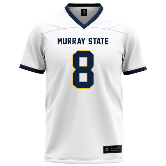 Murray State - NCAA Football : Brooks Esplin - White Football Jersey-0