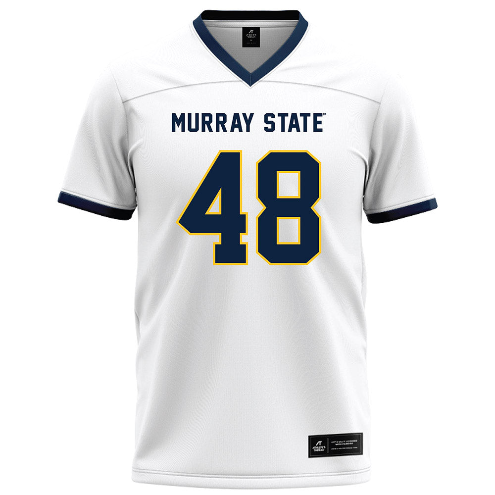 Murray State - NCAA Football : Everett Currie - White Football Jersey-0