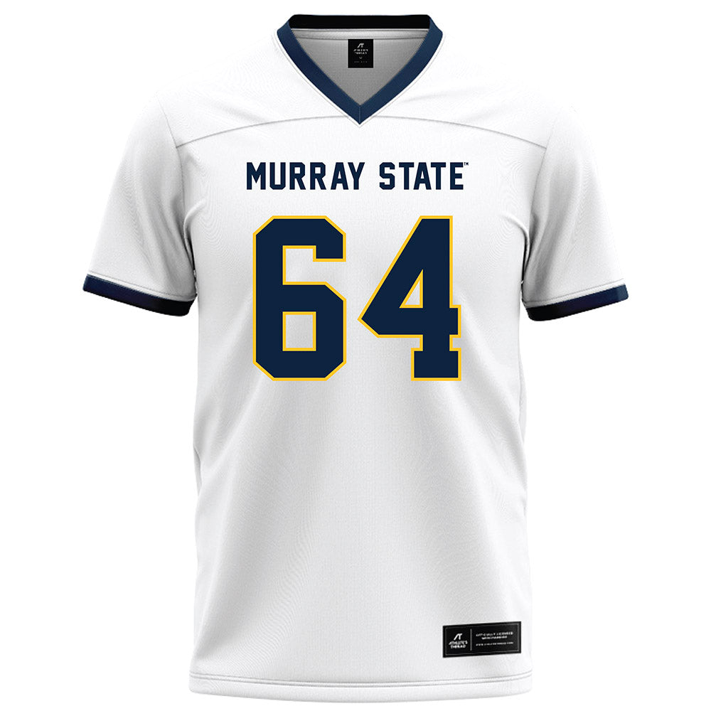 Murray State - NCAA Football : Kenneth McGill - White Football Jersey-0