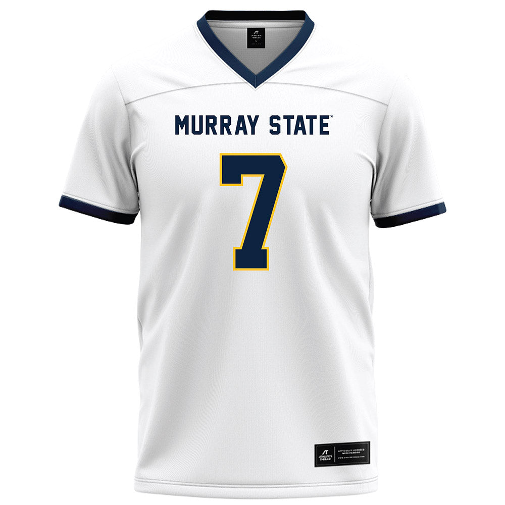 Murray State - NCAA Football : Marion Ponds - White Football Jersey-0