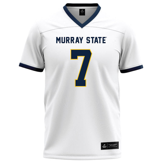 Murray State - NCAA Football : Marion Ponds - White Football Jersey-0