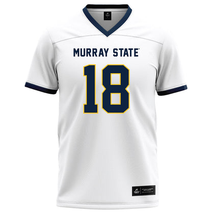Murray State - NCAA Football : HANK LAGORCE - White Football Jersey-0