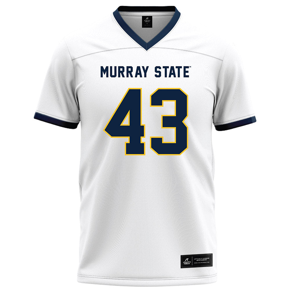 Murray State - NCAA Football : Alex Swafford - White Football Jersey-0