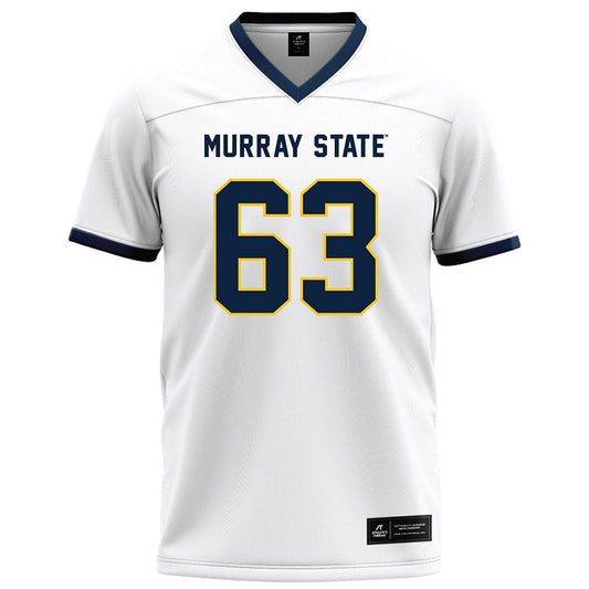 Murray State - NCAA Football : Jacob Darby - White Football Jersey-0