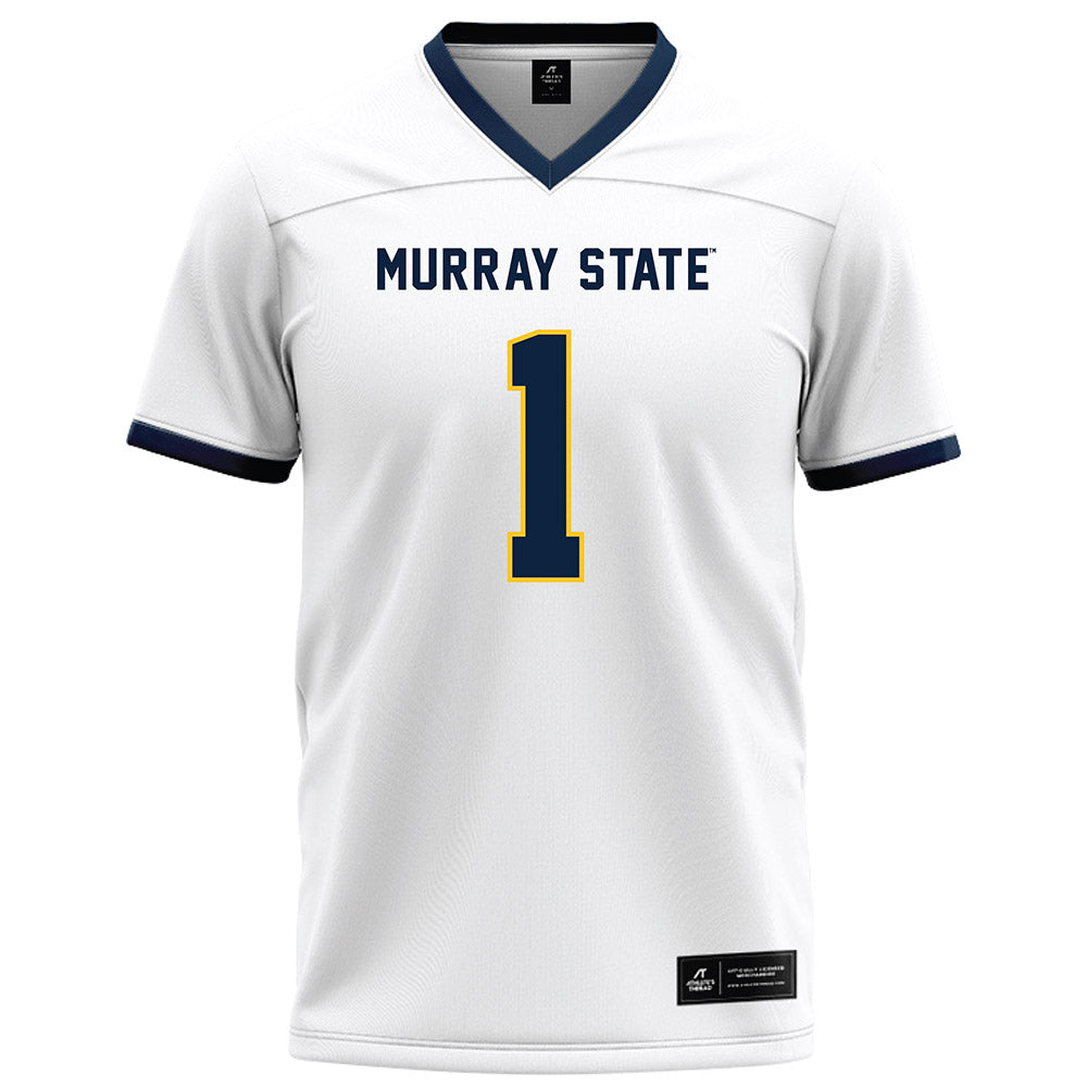 Murray State - NCAA Football : Cam Bulluck - White Football Jersey-0