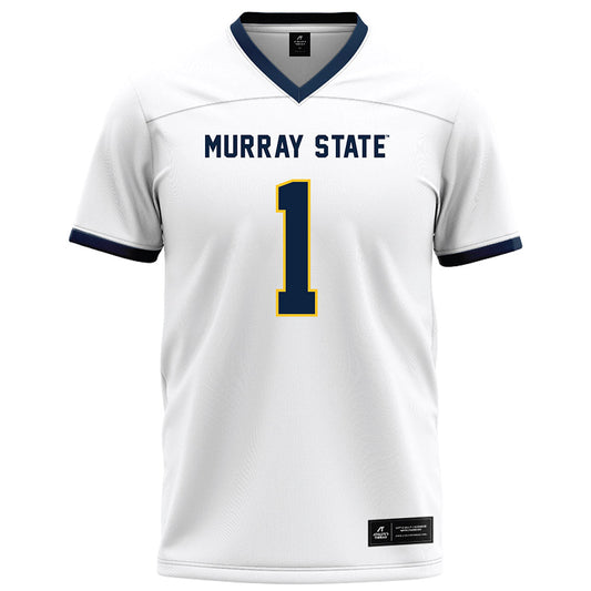 Murray State - NCAA Football : Cam Bulluck - White Football Jersey-0