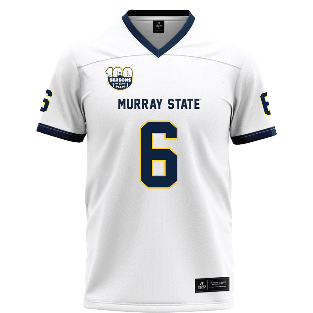Murray State - NCAA Football : Shadon Shannon - White Football Jersey-0