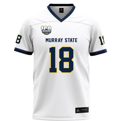 Murray State - NCAA Football : Huseyin Simsir - White Football Jersey-0