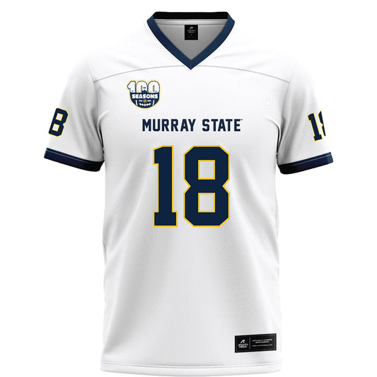 Murray State - NCAA Football : Huseyin Simsir - White Football Jersey-0