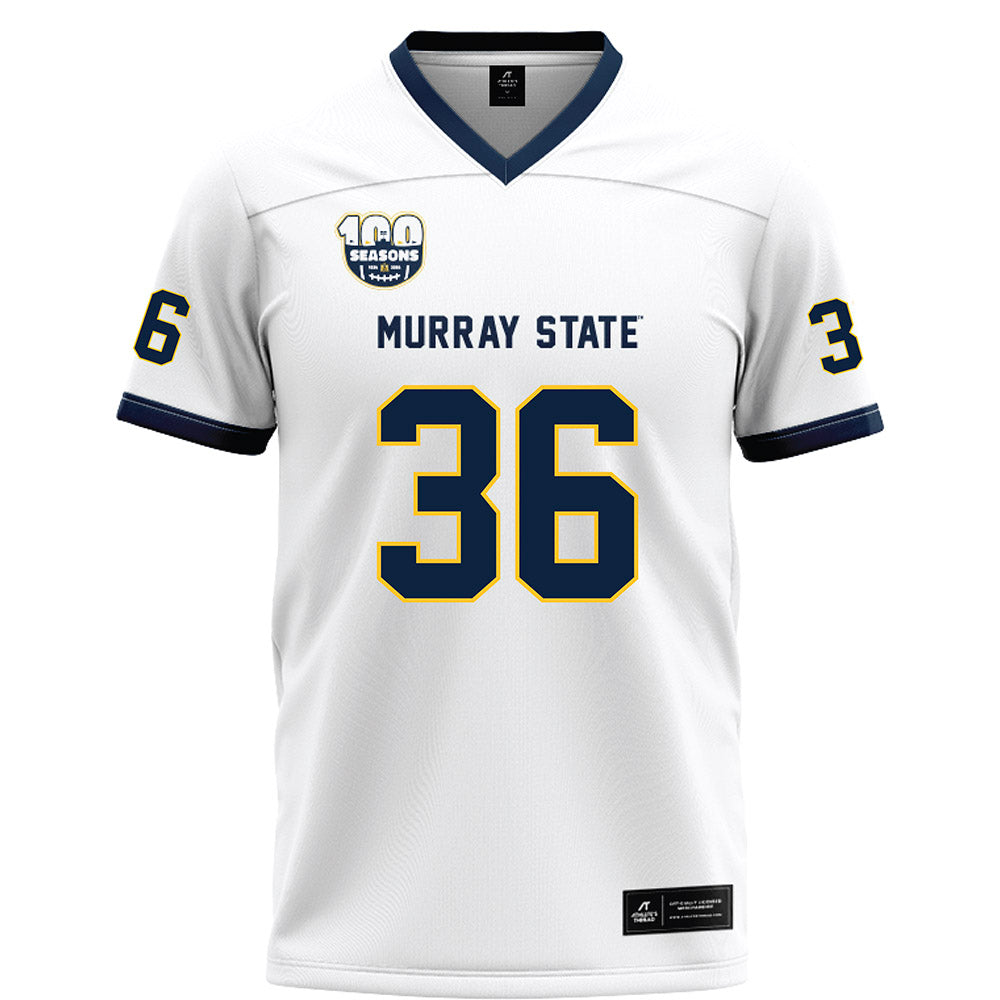 Murray State - NCAA Football : Josh Murphy - White Football Jersey-0