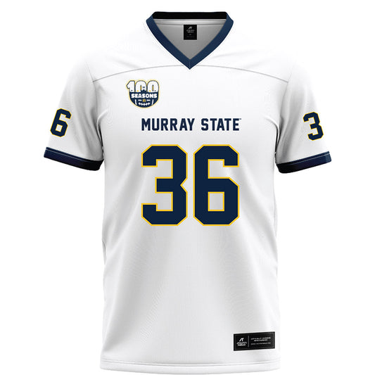 Murray State - NCAA Football : Josh Murphy - White Football Jersey-0