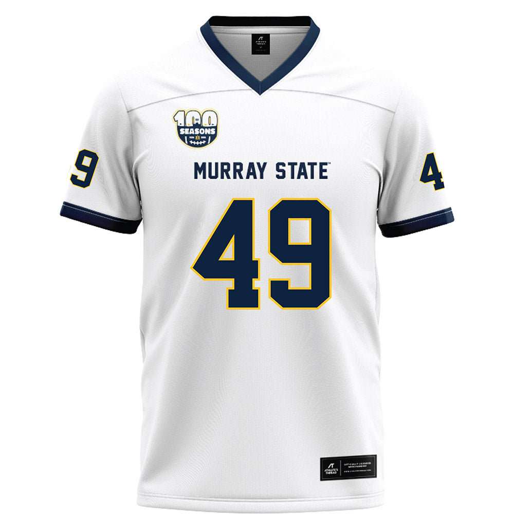 Murray State - NCAA Football : Jackson Mann - White Football Jersey-0