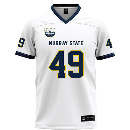Murray State - NCAA Football : Jackson Mann - White Football Jersey-0