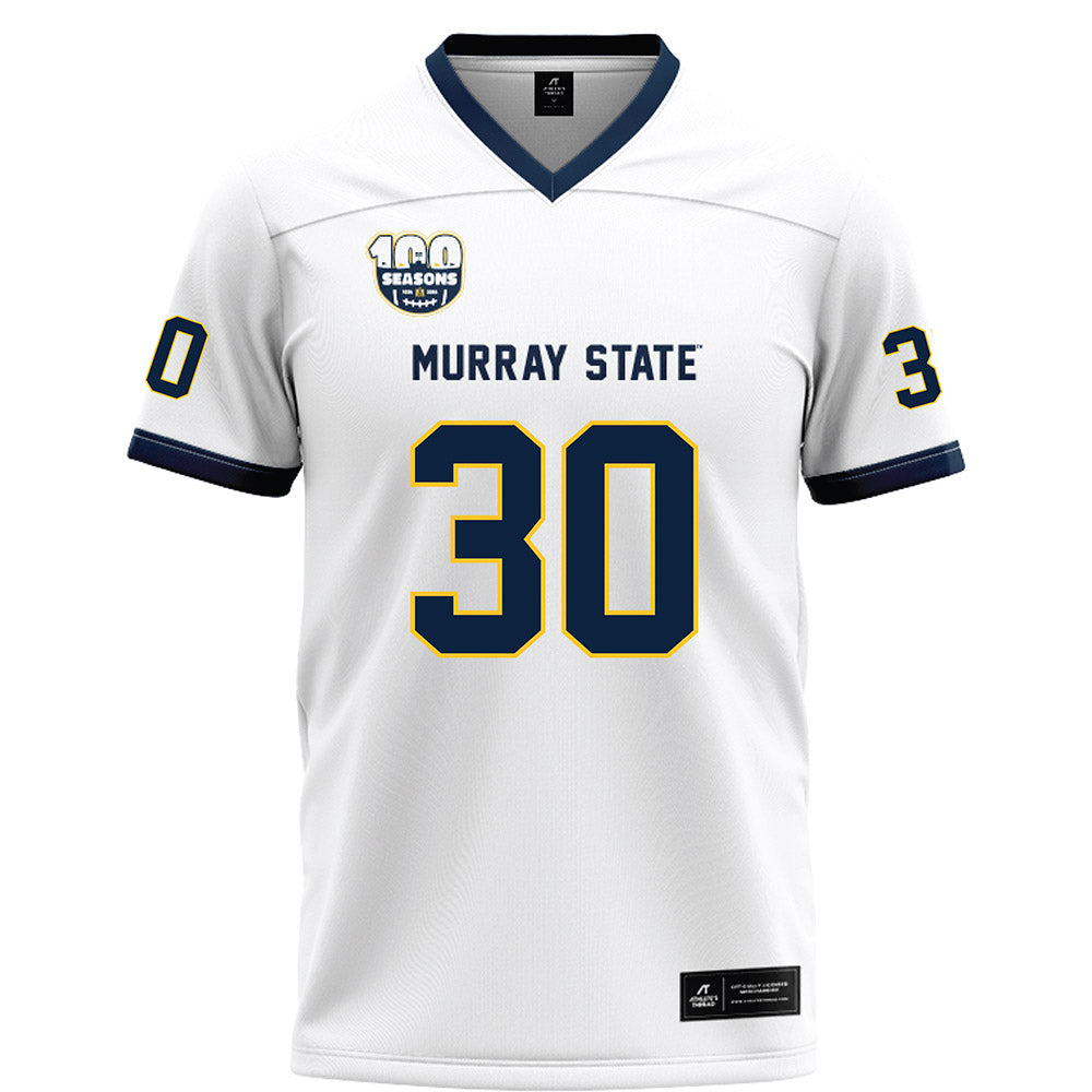 Murray State - NCAA Football : Kamden Miller - White Football Jersey-0