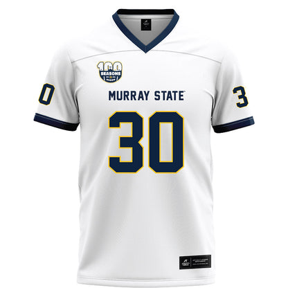 Murray State - NCAA Football : Kamden Miller - White Football Jersey-0