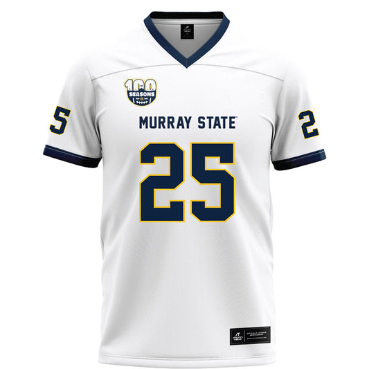 Murray State - NCAA Football : KaDarius Barnes - 100th Year White Football Jersey