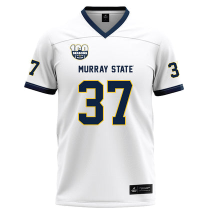 Murray State - NCAA Football : Logan Laughlin - White Football Jersey-0