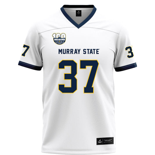 Murray State - NCAA Football : Logan Laughlin - White Football Jersey-0