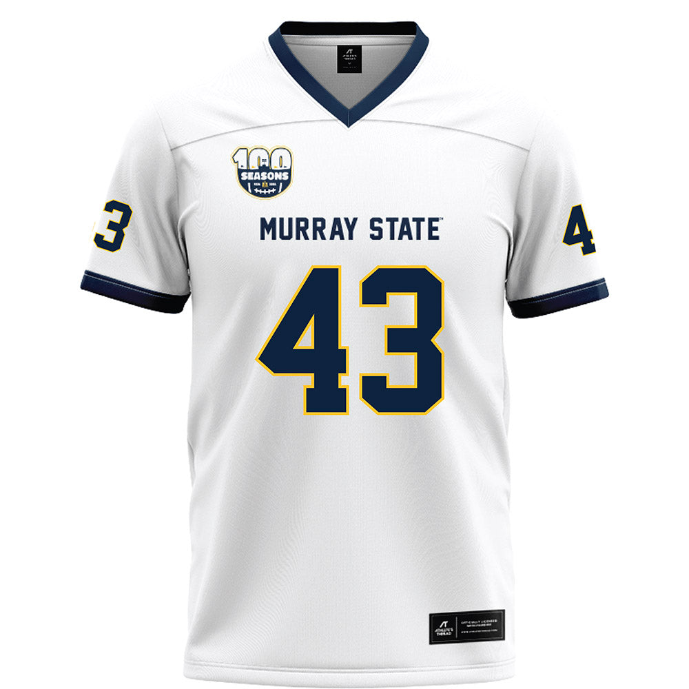 Murray State - NCAA Football : Alex Swafford - White Football Jersey-0