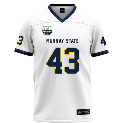 Murray State - NCAA Football : Alex Swafford - White Football Jersey-0