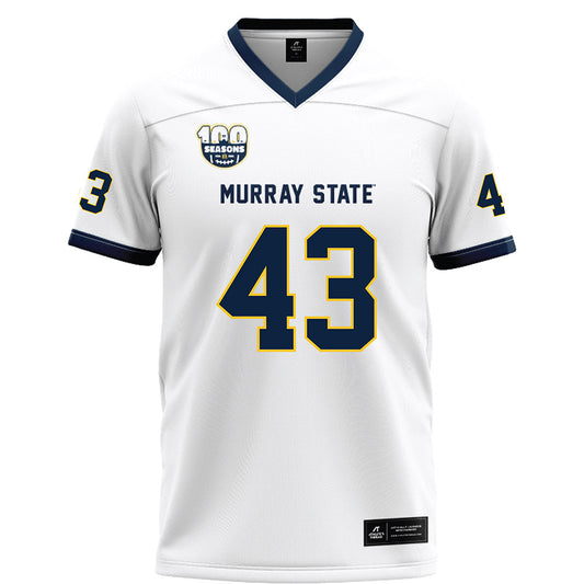 Murray State - NCAA Football : Alex Swafford - White Football Jersey-0