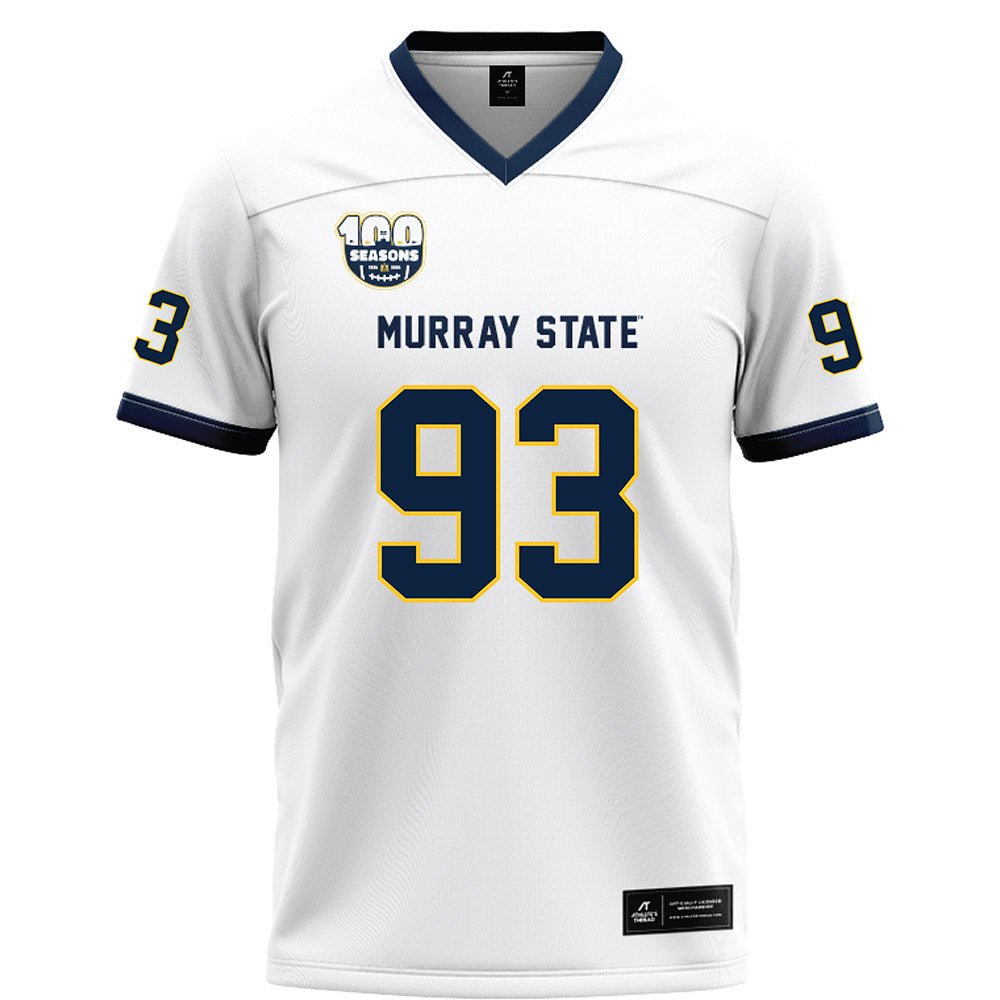 Murray State - NCAA Football : CJ Sanderson - White Football Jersey-0