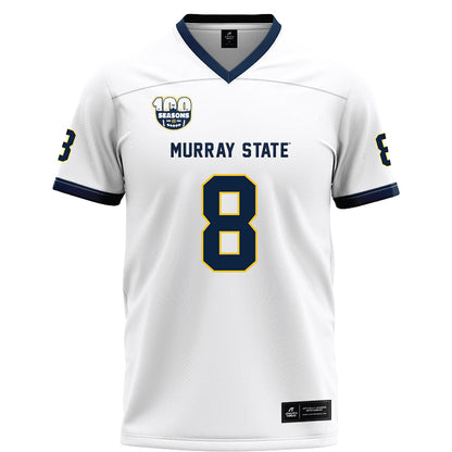 Murray State - NCAA Football : Brooks Esplin - White Football Jersey-0