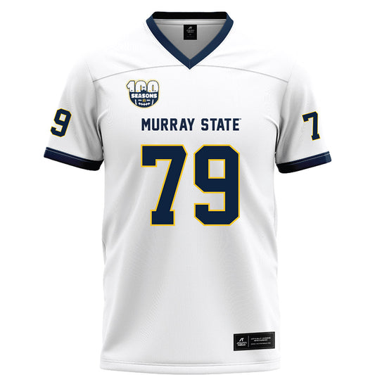 Murray State - NCAA Football : Joshua Bratcher - White Football Jersey-0