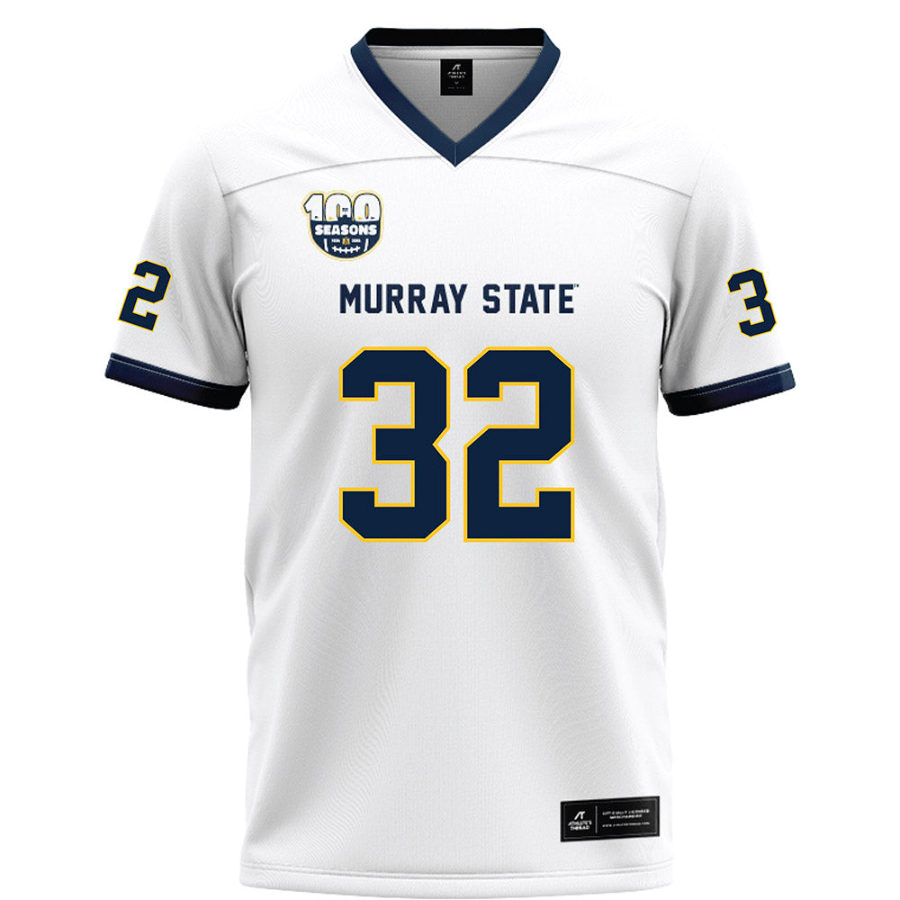 Murray State - NCAA Football : Blaize Thomas - White Football Jersey-0