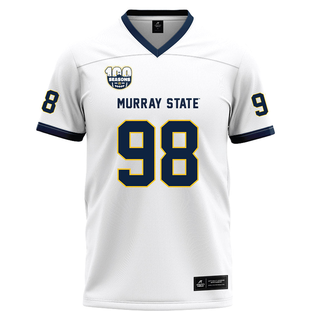 Murray State - NCAA Football : Michael Tilmon - White Football Jersey-0