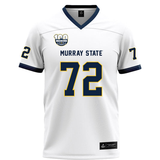 Murray State - NCAA Football : Cameron Mayes-Stancil - White Football Jersey-0