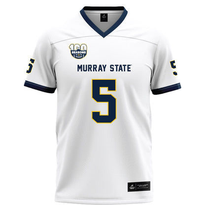 Murray State - NCAA Football : Sawyer Deerman - White Football Jersey-0