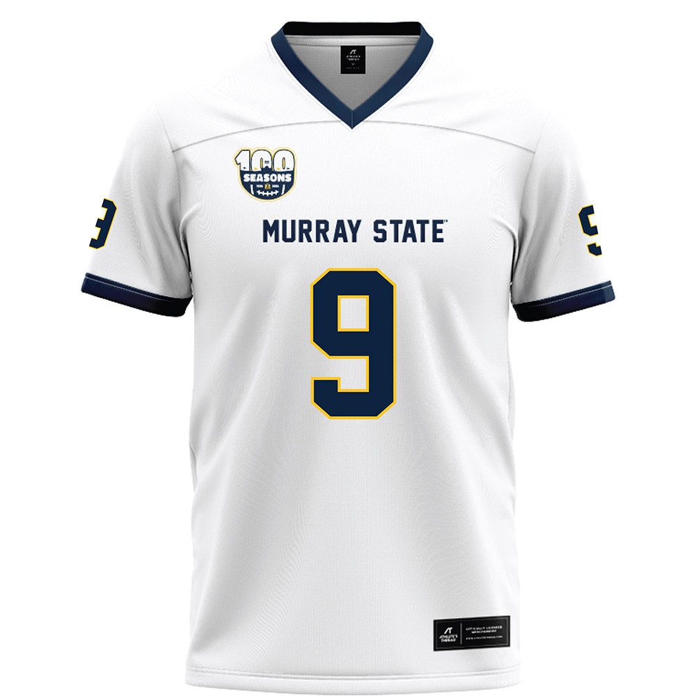 Murray State - NCAA Football : Dylan Rowsey - White Football Jersey-0