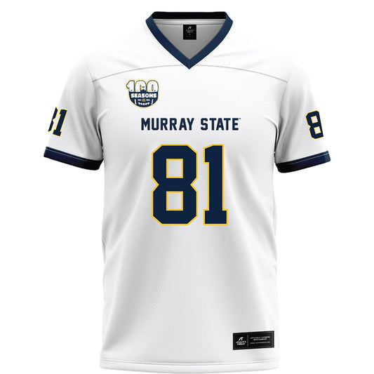 Murray State - NCAA Football : Ty Brown - White Football Jersey-0