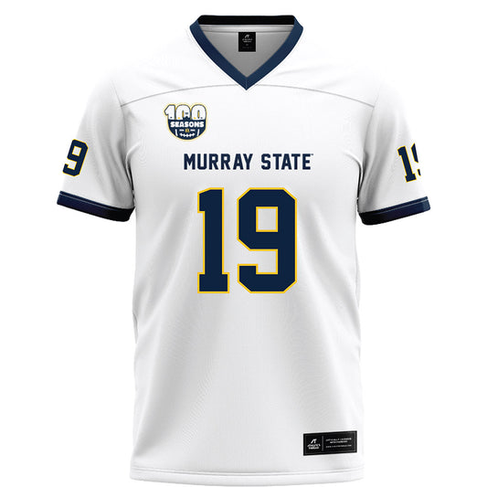 Murray State - NCAA Football : Matt Masingill - White Football Jersey-0