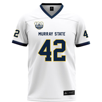 Murray State - NCAA Football : Jaquan Redfern - White Football Jersey-0