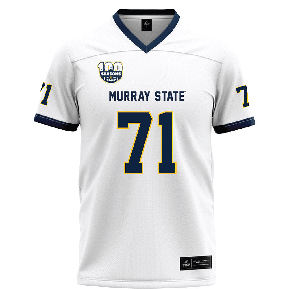 Murray State - NCAA Football : Cameron Stancil - White Football Jersey-0