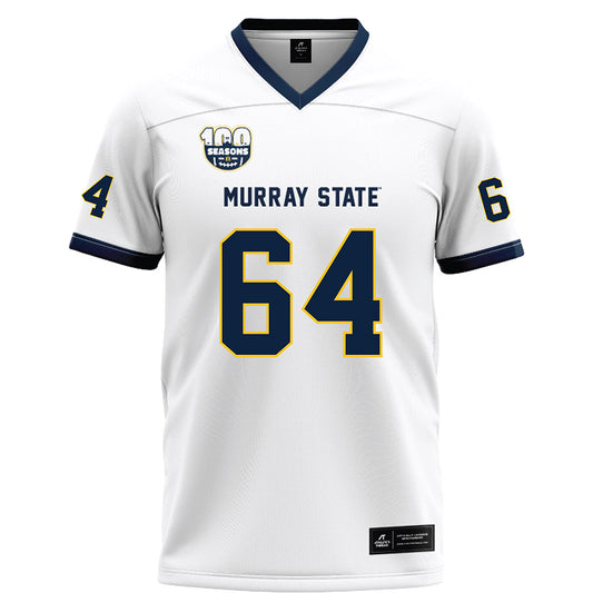 Murray State - NCAA Football : Kenneth McGill - White Football Jersey-0