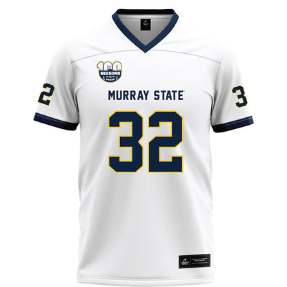 Murray State - NCAA Football : Dylan Embry - White Football Jersey-0
