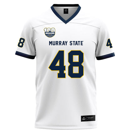 Murray State - NCAA Football : Everett Currie - White Football Jersey-0