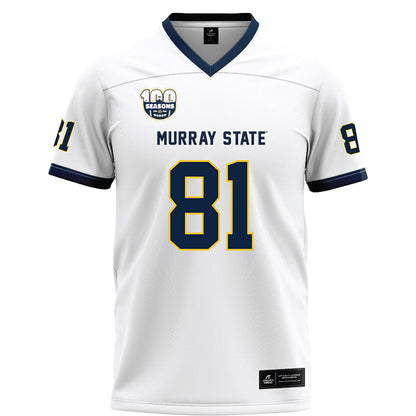 Murray State - NCAA Football : Noah Berrini - White Football Jersey-0