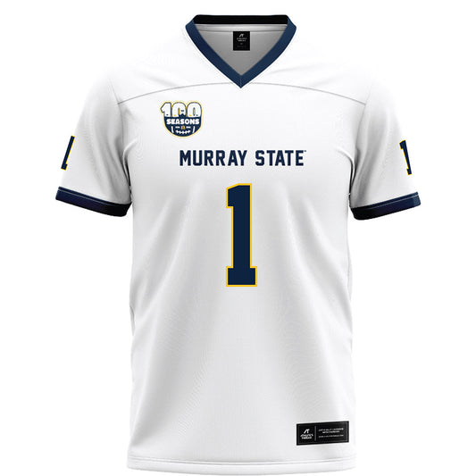 Murray State - NCAA Football : Cam Bulluck - White Football Jersey-0