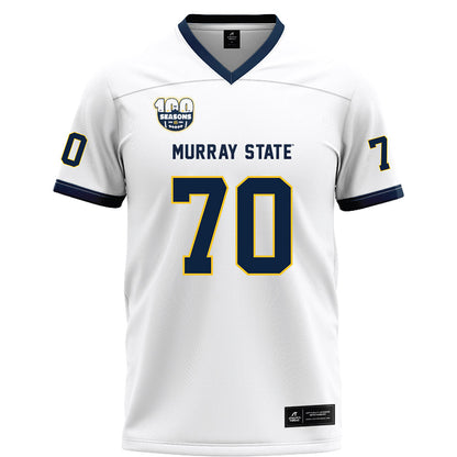 Murray State - NCAA Football : Brandon Mills - White Football Jersey-0