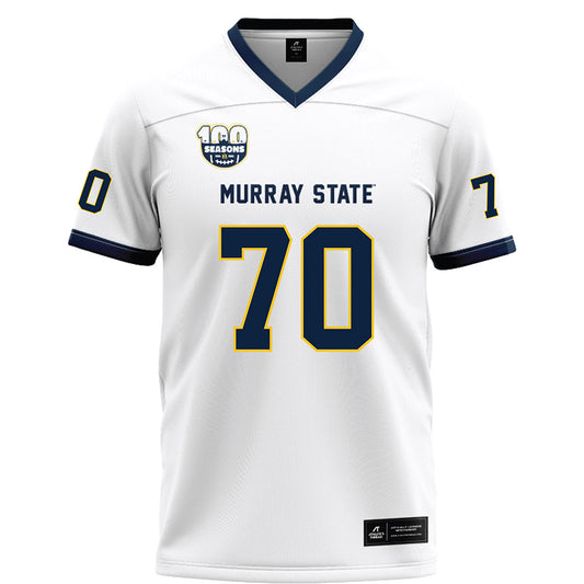 Murray State - NCAA Football : Brandon Mills - White Football Jersey-0