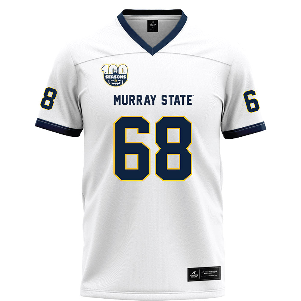 Murray State - NCAA Football : Wyatt Buffington - White Football Jersey-0